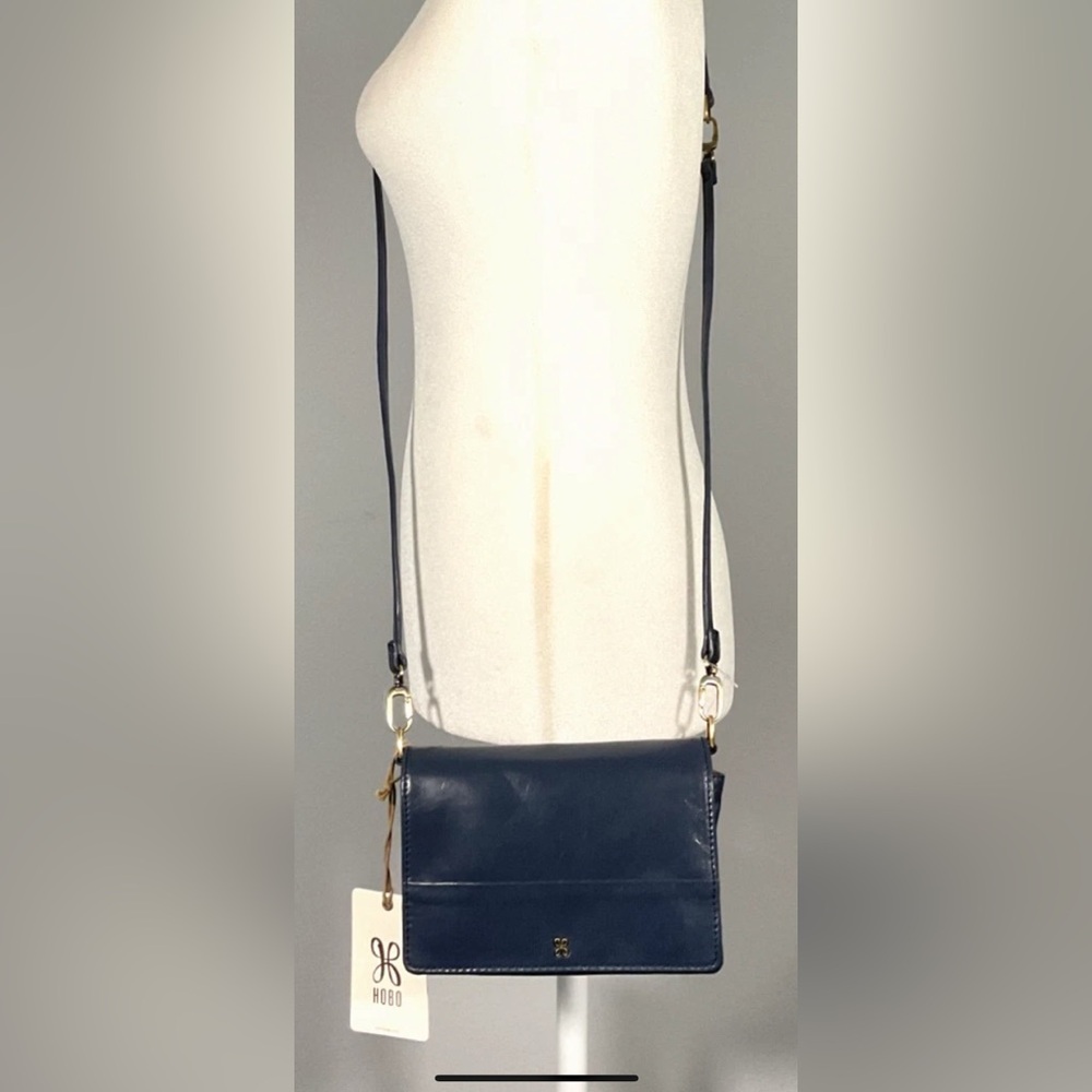 HOBO Bags Blue Jill Leather Crossbody NWT $158 on Website
